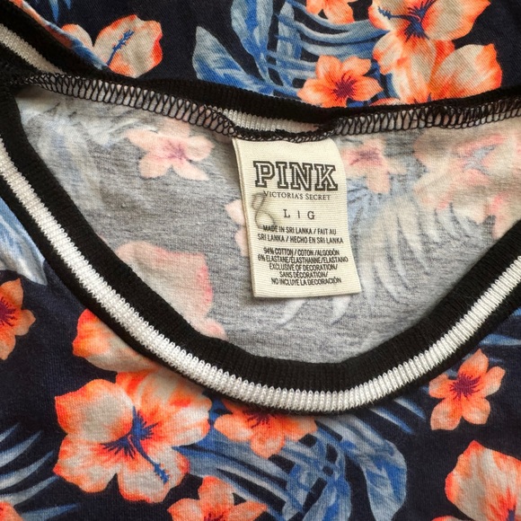 Victoria’s Secret PINK Skater Dress Tropical Print. Sz L. - Picture 5 of 5